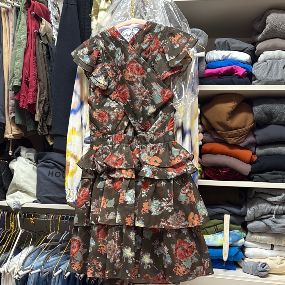 Floral Ruffle Dress - Picture 2 of 2